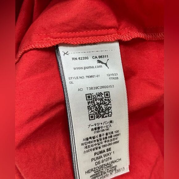 Puma Ferrari Scuderia F1 Team button Up Shirt Men XXL Red 763601 01 - Picture 7 of 8